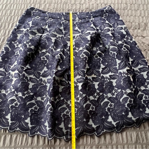 NWT Talbots Woman Blue Lace Floral Special Occasion Skirt Womens Plus Sz 14W - Picture 13 of 14
